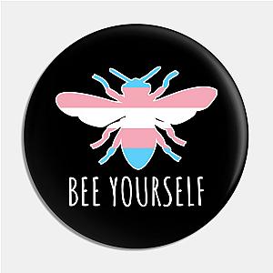 Trans Flag Pins - Bee Yourself - Trans Pride Pin | The Pride Merch WP0503