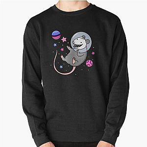 Omnisexual Sweatshirts - Omnisexual Opossum In Space Omnisexual Pride Pullover Sweatshirt | The Pride Merch WP0503