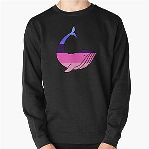 Omnisexual Sweatshirts - Omnisexual Pride Whale Pullover Sweatshirt | The Pride Merch WP0503