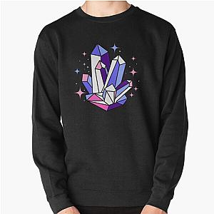 Omnisexual Sweatshirts - Omnisexual Pride Crystals Omnisexual Pride Pullover Sweatshirt | The Pride Merch WP0503