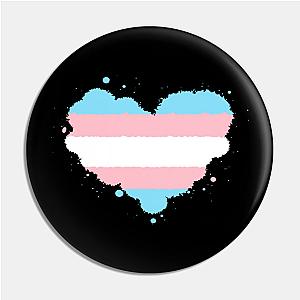 Trans Flag Pins - Transgender Pride Heart Flag Awareness Pin | The Pride Merch WP0503