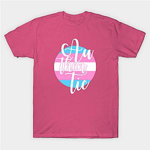 Trans Flag T-Shirts - Authentic - Trans Pride Design T-shirt | The Pride Merch WP0503