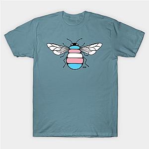 Trans Flag T-Shirts - Trans Pride Bee T-shirt | The Pride Merch WP0503