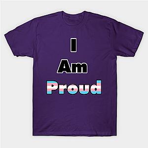 Trans Flag T-Shirts - I am Proud (Transgender) T-shirt | The Pride Merch WP0503