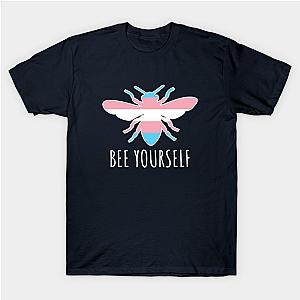 Trans Flag T-Shirts - Bee Yourself - Trans Pride T-shirt | The Pride Merch WP0503