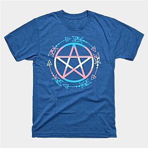 Trans Flag T-Shirts - Transgender Flag Pentagram T-shirt | The Pride Merch WP0503