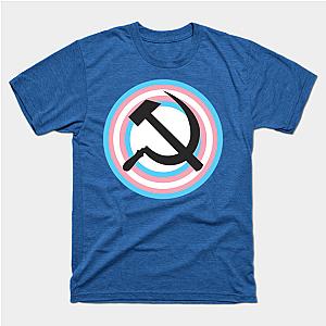 Trans Flag T-Shirts - Trans Pride Communist T-shirt | The Pride Merch WP0503