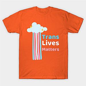 Trans Flag T-Shirts - Trans Lives Matter Trans Pride Flag T-shirt | The Pride Merch WP0503