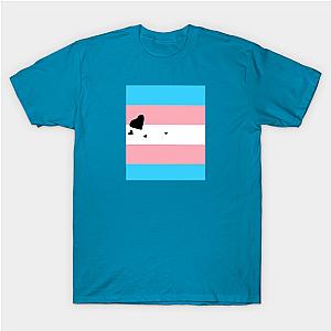 Trans Flag T-Shirts - Transgender hearts T-shirt | The Pride Merch WP0503