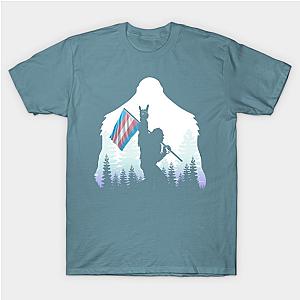 Trans Flag T-Shirts - Bigfoot sasquatch Transgender flag Lgbt pride T-shirt | The Pride Merch WP0503