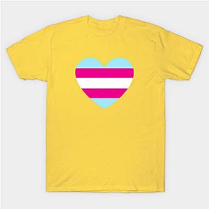 Trans Flag T-Shirts - LGBT | Transgender Pride Flag Heart T-shirt | The Pride Merch WP0503