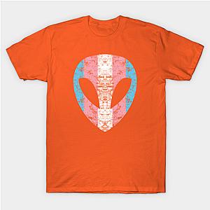 Trans Flag T-Shirts - Trans Alien with Transgender Pride Flag T-shirt | The Pride Merch WP0503