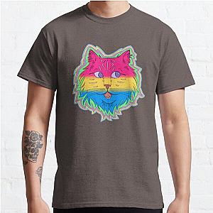 LGBT Pride Cat - Pan Flag Classic T-Shirt Flagship | The Pride Merch WP0503