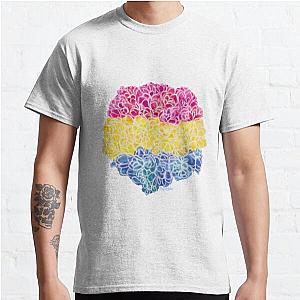 Pansexual flowers Classic T-Shirt Flagship | The Pride Merch WP0503