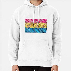 Pan Pride Flag Collage Pullover Hoodie Flagship | The Pride Merch WP0503