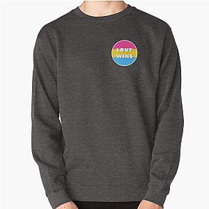 "Love Wins" Pansexual Pride Pullover Sweatshirt Flagship | The Pride Merch WP0503