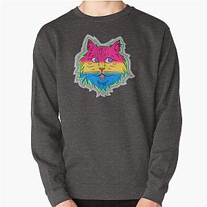 LGBT Pride Cat - Pan Flag Pullover Sweatshirt Flagship | The Pride Merch WP0503