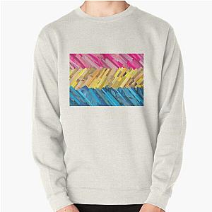 Pan Pride Flag Collage Pullover Sweatshirt Flagship | The Pride Merch WP0503