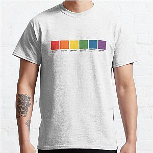 Pantone pride Classic T-Shirt Flagship | The Pride Merch WP0503