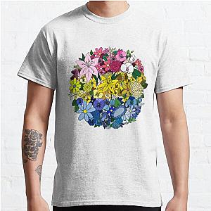 Pan Pride Flowers Classic T-Shirt Flagship | The Pride Merch WP0503