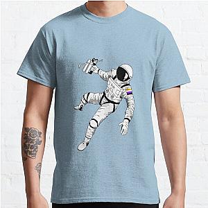 Subtle Non Binary Pride Astronaut LGBTQ+ Classic T-Shirt Flagship | The Pride Merch WP0503