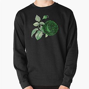 Aromantic Sweatshirts - Aro Pride Vintage Flower and Leaves Pullover Sweatshirt | The Pride Merch WP0503