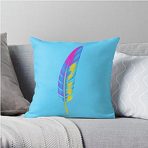 Pan Pride Gradient Feather Design Throw Pillow Flagship | The Pride Merch WP0503