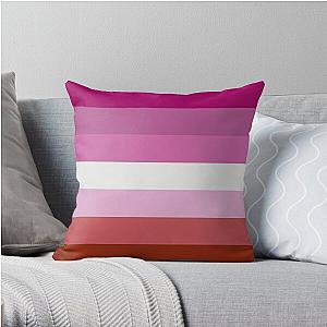 Lesbian Pride Flag Throw Pillow Flagship | The Pride Merch WP0503