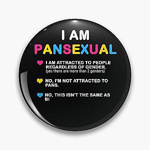 PANSEXUAL FUNNY DEFINITION Pin Flagship | The Pride Merch WP0503