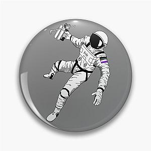 Subtle Asexual Pride Astronaut Space Ace LGBTQ+ Pin Flagship | The Pride Merch WP0503