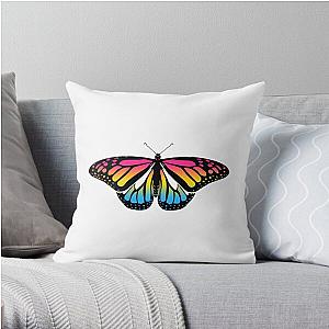 Pansexual Pride Butterfly Throw Pillow Flagship | The Pride Merch WP0503