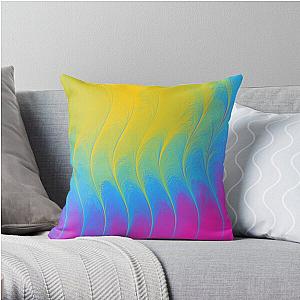 Pansexual Pride Streaked Paint Gradient Throw Pillow Flagship | The Pride Merch WP0503