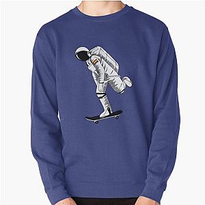 Skateboarding Astronaut - Subtle Gay Space Pride Pullover Sweatshirt Flagship | The Pride Merch WP0503