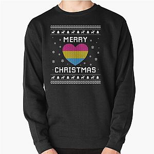 Pansexual Christmas Pansexuality Ugly Sweater Pullover Sweatshirt Flagship | The Pride Merch WP0503