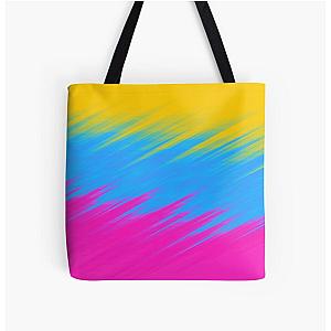 Pansexual Pride Slight Diagonal Light Gradient All Over Print Tote Bag Flagship | The Pride Merch WP0503