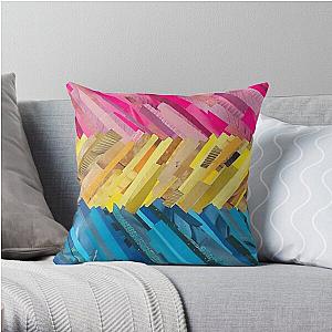 Pan Pride Flag Collage Throw Pillow Flagship | The Pride Merch WP0503