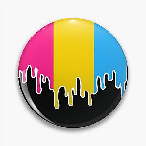 Pansexual Pride Drip Design Pin Flagship | The Pride Merch WP0503