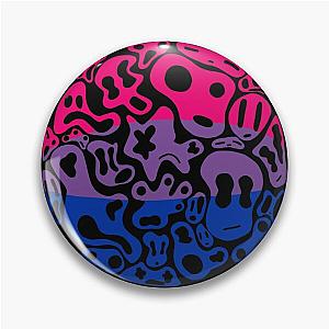 Bi Pride - Ghost Bubble Pin Flagship | The Pride Merch WP0503