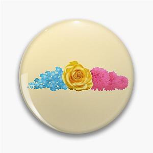 subtle Pan pride flowers Pin Flagship | The Pride Merch WP0503