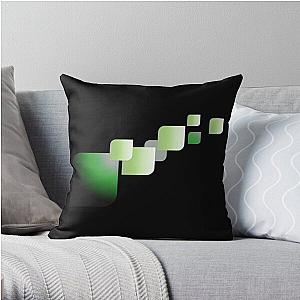 Aromantic Pillows - Aro Pride Cascading Abstract Squares Throw Pillow | The Pride Merch WP0503