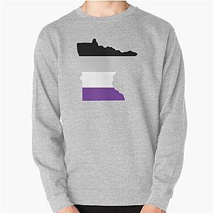 Asexual Flag Sweatshirts - Minnesota Asexual Pride Pullover Sweatshirt | The Pride Merch WP0503