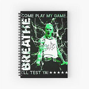 PRODIGY KEITH FLINT BREATHE DESIGN Spiral Notebook