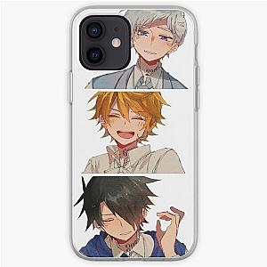 The Promised Neverland Cases - Cute Ray Emma and Norman  iPhone Soft Case RB0309