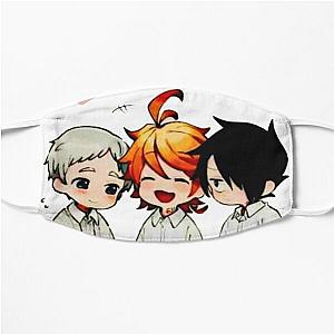 The Promised Neverland Face Masks - Ray Emma and Norman  Flat Mask RB0309