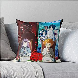 The Promised Neverland Pillows - 4K The Promised Neverland 2nd Season Throw Pillow RB0309