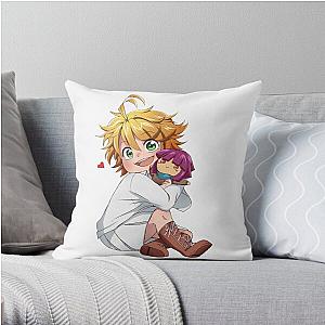 The Promised Neverland Pillows - The Promised Neverland Chibi Throw Pillow RB0309