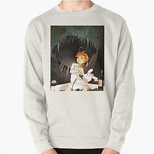 The Promised Neverland Sweatshirts - 4K Emma And Monster Pullover Sweatshirt RB0309