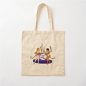 Josie and the Pussycats on Action Cotton Tote Bag