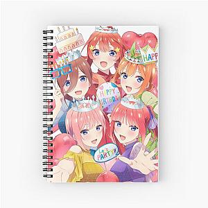 The Quintessential Quintuplets Spiral Notebook