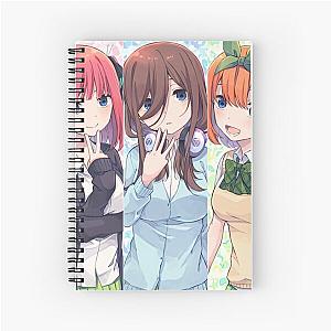 The Quintessential Quintuplets - Vertical Group Spiral Notebook